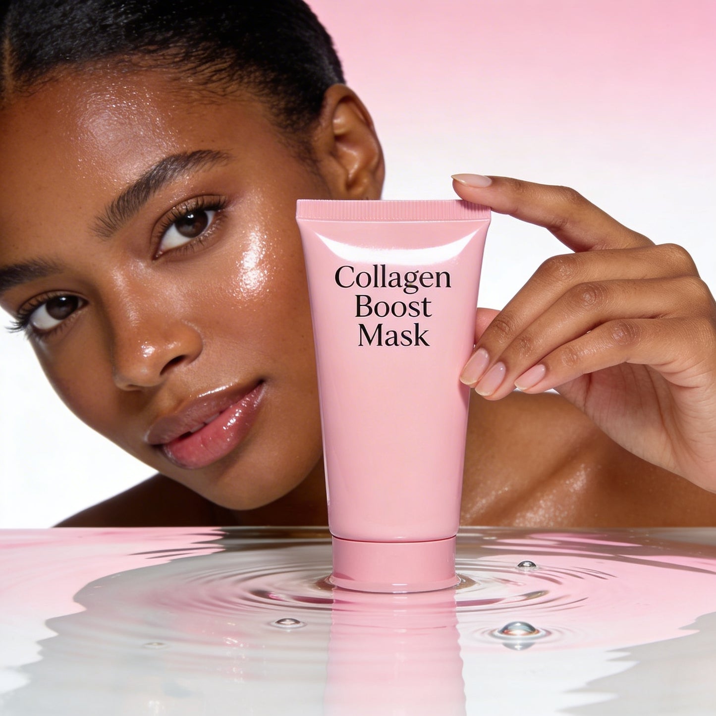 Máscara facial de colágeno